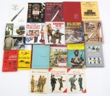 MILITARY WEAPON AND COLLECTIBLES BOOK LOT OF 19