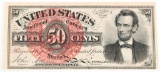 LINCOLN US FRACTIONAL CURRENCY FOURTH ISSUE