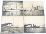 PRE WWI IMPERIAL GERMAN NAVY PHOTO LOT OF 4