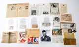 WWII AMERICAN EPHEMERA  & PHILIPPINES CURRENCY