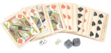 CIVIL WAR ERA SOLDIERS PLAYING CARDS & DICE LOT
