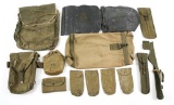 WWII US ARMY COMBAT FIELD GEAR LOT OF 14