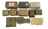 WWII - VIETNAM WAR US MEDIC FIRST AID KIT LOT