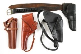 US MILITARY & CIVILIAN LEATHER HOLSTER LOT OF 4