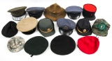 US ARMED FORCES & FOREIGN LEGION HEADGEAR LOT