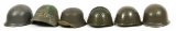 WORLD MILITARY ARMY COMBAT HELMET LOT OF 6