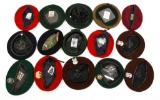 WORLD MILITARY ARMY BERET LOT OF 15