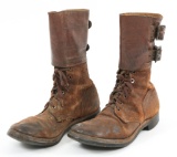 WWII US ARMY M1943 DOUBLE BUCKLES COMBAT BOOTS