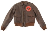 WWII AAF 83rd BOMB SQUADRON A2 FLIGHT JACKET