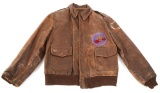 WWII 8th AAF 329th BOMB SQUADRON A2 FLIGHT JACKET