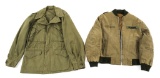 WWII - COLD WAR M43 FIELD & ARMY JACKET LOT OF 2