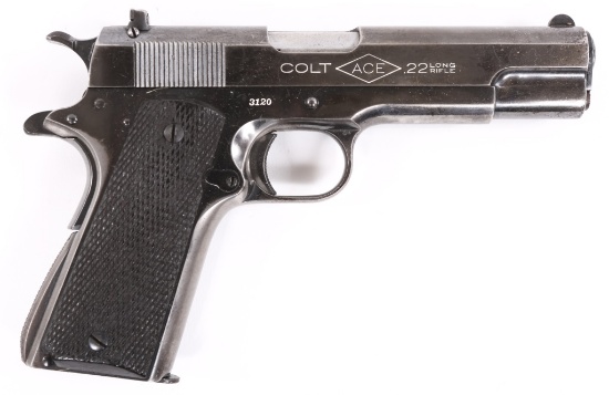 1931 COLT ACE .22 LR SEMI-AUTOMATIC PISTOL