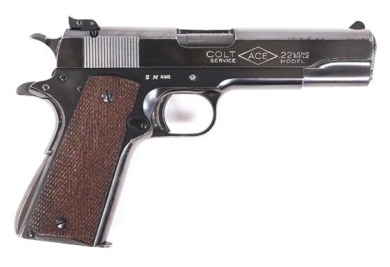 1937 COLT ACE SERVICE MODEL .22 LR PISTOL