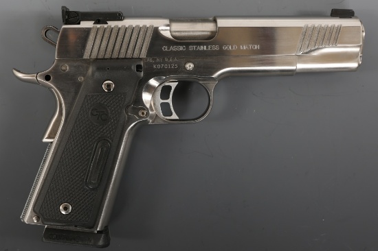 KIMBER CLASSIC STAINLESS GOLD MATCH .45 ACP PISTOL
