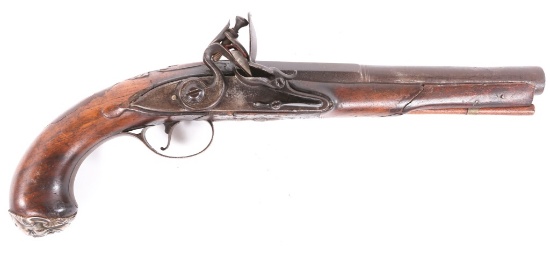 BRITISH .65 CALIBER FLINTLOCK PISTOL