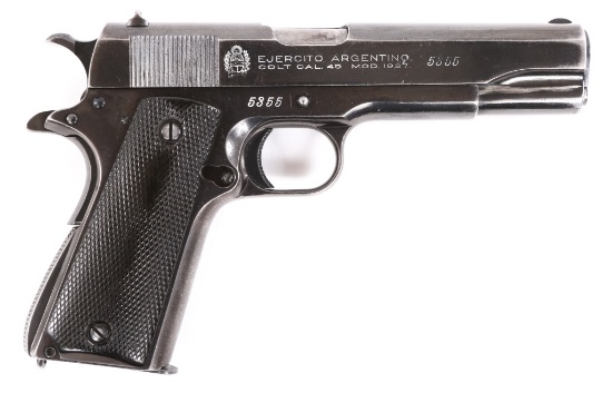 1927 ARGENTINE COLT M1927 .45 ACP CONTRACT PISTOL