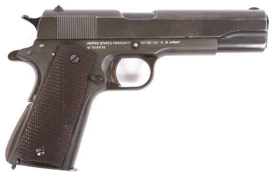 1941 WWII US COLT MODEL 1911A1 .45 ACP PISTOL