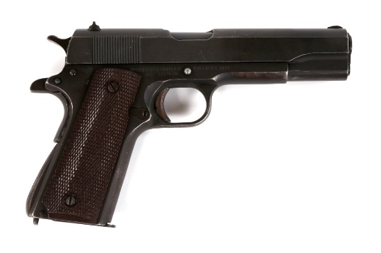 1944 WWII US ITHACA MODEL 1911A1 .45 ACP PISTOL