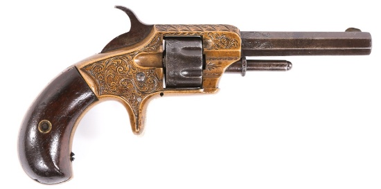 ENGRAVED WHITNEYVILLE ARMORY NO. 1 REVOLVER