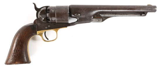 CASED 1862 COLT MODEL 1860 ARMY .44 CAL REVOLVER