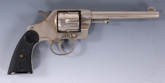 1896 US NAVY COLT M1895 .38LC "NJ" MARKED REVOLVER