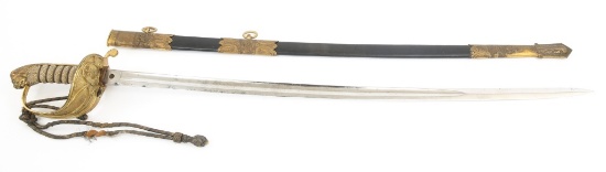 19TH C. BRITISH ROYAL NAVY OFFICER'S SWORD