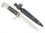 German WWII Standard Trench Knife with Sheath - Reddick Militaria