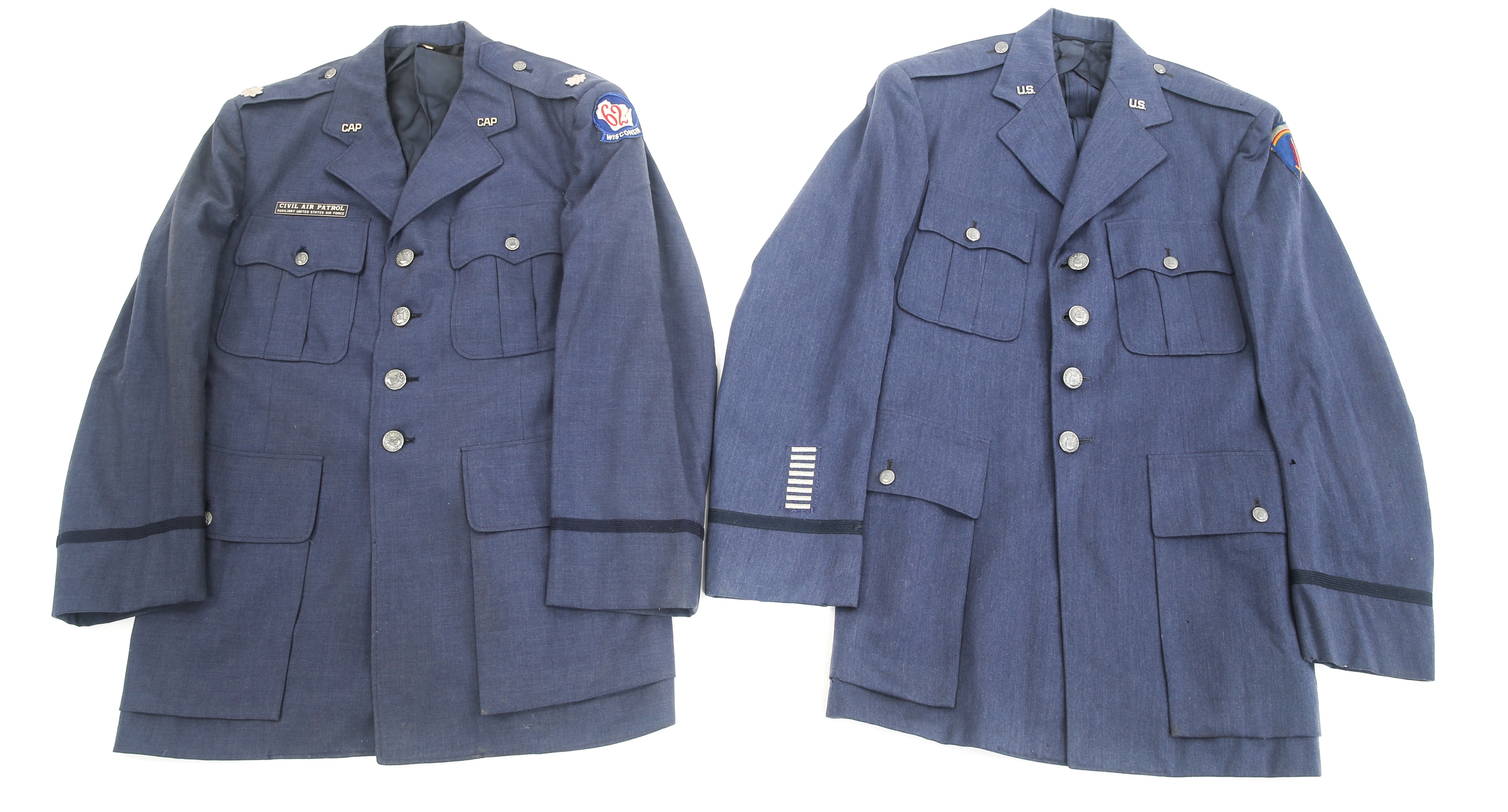 air force dress blues trench coat A-LINE DRESS IN DARK BLUE | CULT MIA main image 0