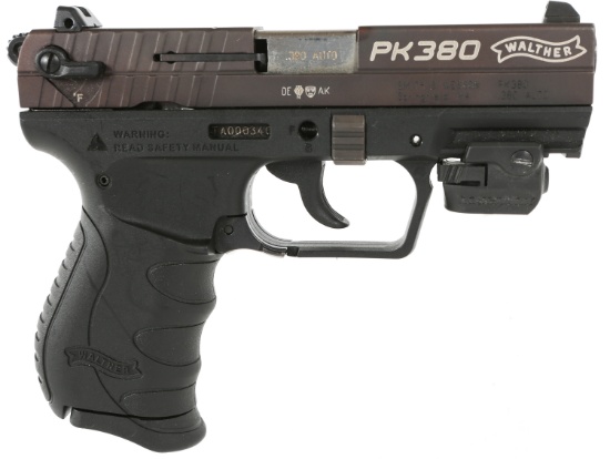 WALTHER PK380 SEMI AUTOMATIC .380ACP PISTOL