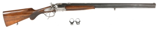 1934 ROBERT HUBNER DRILLING OVER UNDER COMBO GUN
