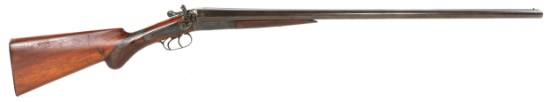 T BARKER 12 GAUGE SIDE BY SIDE SHOTGUN