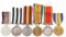 WWII BRITISH & COMMONWEALTH AWARD NAMED MEDALS LOT