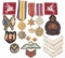 BRITISH & CANADIAN ARMY MEDALS & BADGES LOT