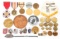 MILITARY MEDALS - INSIGNIA - BUTTONS - PINS LOT