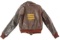 WWII USAAF MISSION BOMB PAINTED A2 FLIGHT JACKET