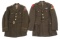 US ARMY NG 50th ARMORED DIVISION OFFICER TUNIC LOT