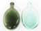 WWII RUSSIAN ARMY GLASS CANTEEN LOT OF 2