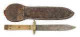 19TH C. BONE HANDLE CALIFORNIA BOWIE KNIFE