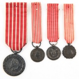 FRENCH NAPOLEON III ITALY CAMPAIGN MEDAL LOT OF 4
