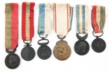 FRENCH 2nd EMPIRE LIFE SAVING MINIATURE MEDALS LOT