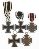 WWI IMPERIAL GERMAN IRON CROSS & MEDAL LOT