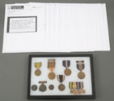 WWI & US MEXICAN BORDER SERVICE NAMED MEDALS LOT