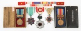 WWII IMPERIAL JAPANESE MEDAL & RIBBON BAR LOT