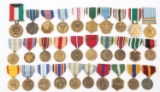 WWII TO COLD WAR US ARMED FORCES MEDALS LOT OF 30