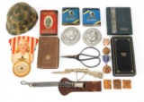 WWII TO POST WAR MILITARY MEDALS & SOUVENIRS LOT