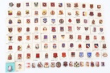 US ARMY DUI CRESTS INSIGNIA ENAMEL PINS LOT OF 100