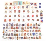 US ARMY DUI CRESTS INSIGNIA ENAMEL PINS LOT OF 150