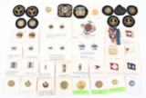 WWII - COLD WAR USN & USMS INSIGNIA LOT OF 40