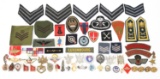 WWII - COLD WAR WORLD ARMY PATCH & INSIGNIA LOT