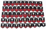 WWII TO COLD WAR USN RATE & RANK PATCH LOT OF 50